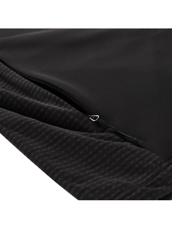 ALPINE PRO Pánska rýchloschnúca mikina ALPINE PRO GOLL 2 black