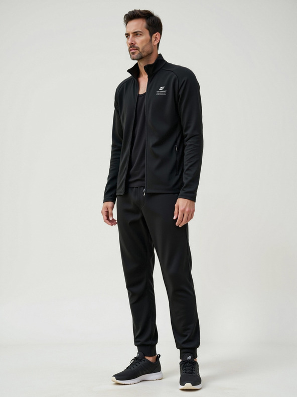 ALPINE PRO Pánska rýchloschnúca mikina ALPINE PRO GOLL 2 black