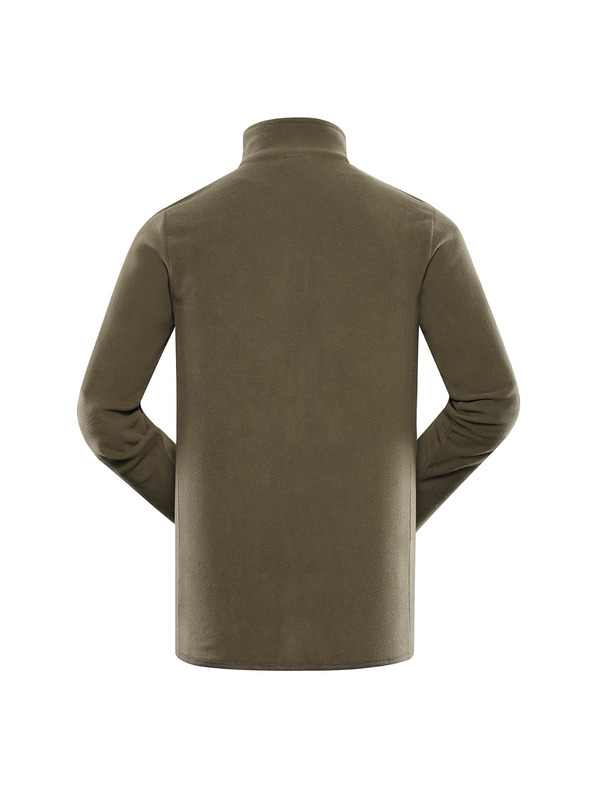 ALPINE PRO Pánska fleecová mikina ALPINE PRO SIUS 2 stone gray