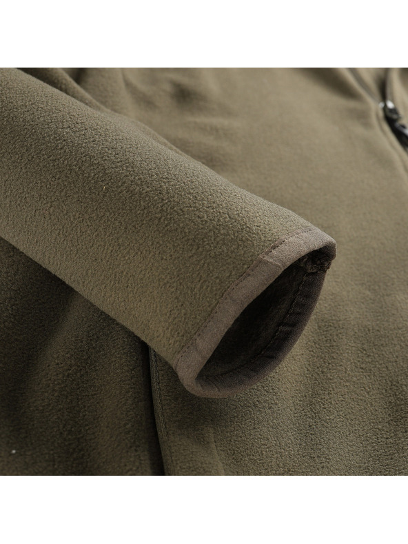 ALPINE PRO Pánska fleecová mikina ALPINE PRO SIUS 2 stone gray