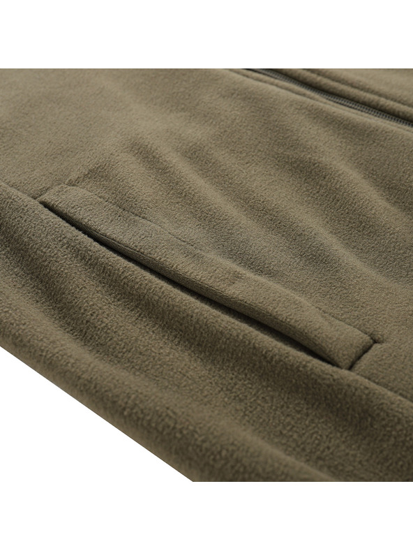 ALPINE PRO Pánska fleecová mikina ALPINE PRO SIUS 2 stone gray