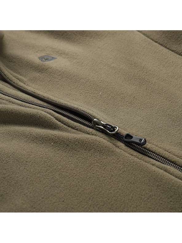 ALPINE PRO Pánska fleecová mikina ALPINE PRO SIUS 2 stone gray