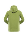 ALPINE PRO Pánska bavlnená mikina s kapucou ALPINE PRO LOKK turtle green