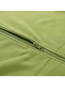 ALPINE PRO Pánska bavlnená mikina s kapucou ALPINE PRO LOKK turtle green