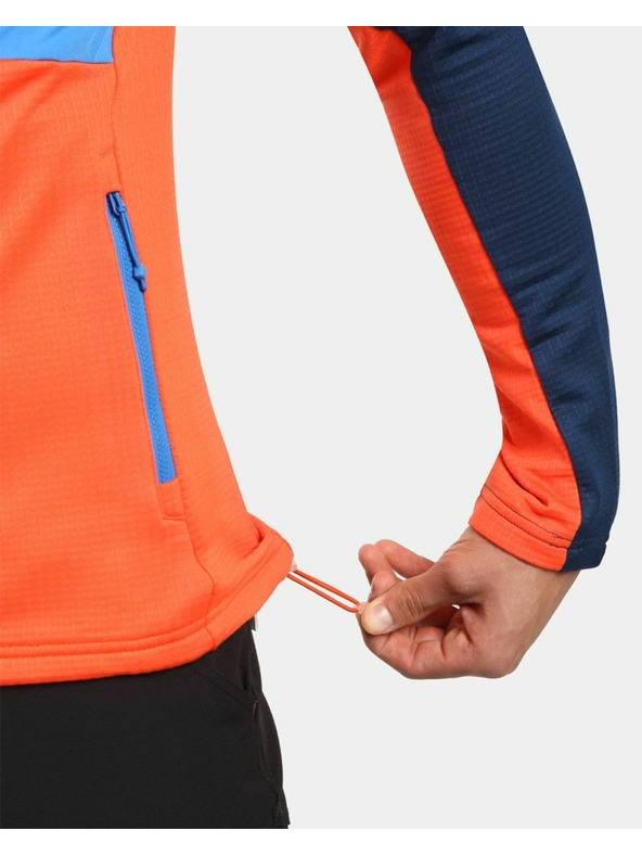 Kilpi Pánska fleecová mikina Kilpi SEVELEN-M Oranžová