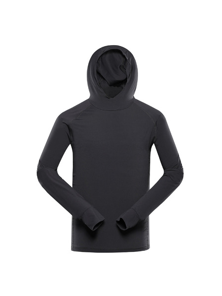 ALPINE PRO Pánska funkčná mikina s reflexnými prvkami ALPINE PRO IZAR dk.true gray