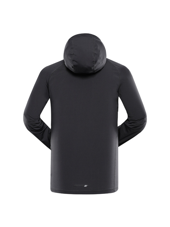 ALPINE PRO Pánska funkčná mikina s reflexnými prvkami ALPINE PRO IZAR dk.true gray
