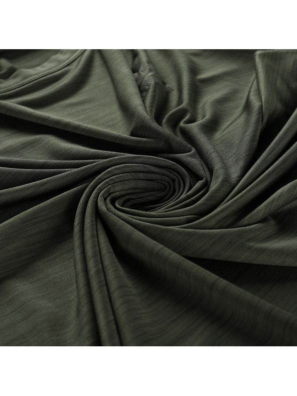 ALPINE PRO Pánske rýchloschnúce tričko s cool dry ALPINE PRO BASIK rifle green