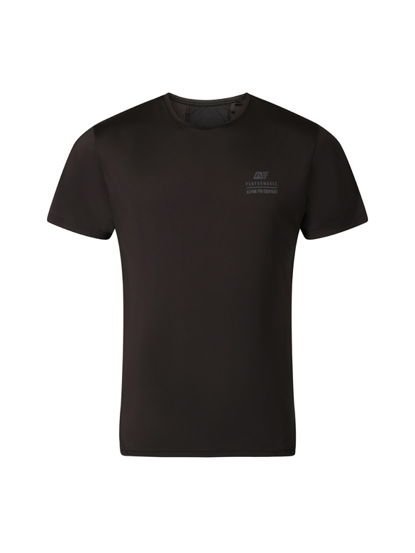 ALPINE PRO Pánske funkčné tričko s cool-dry ALPINE PRO BOND 2 black