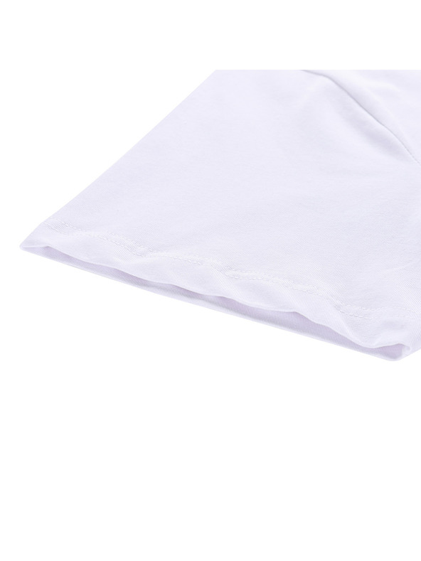 ALPINE PRO Pánske bavlnené tričko ALPINE PRO SUMEK white varianta pa