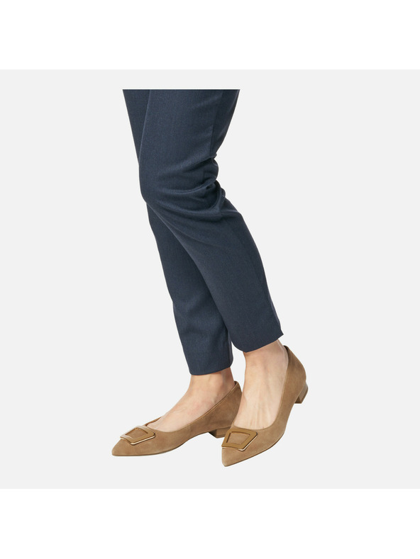 Geox Sivé dámske balerínky Geox Charyssa