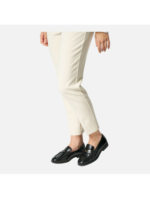 Geox Čierne dámske mokasíny Geox Cloridie