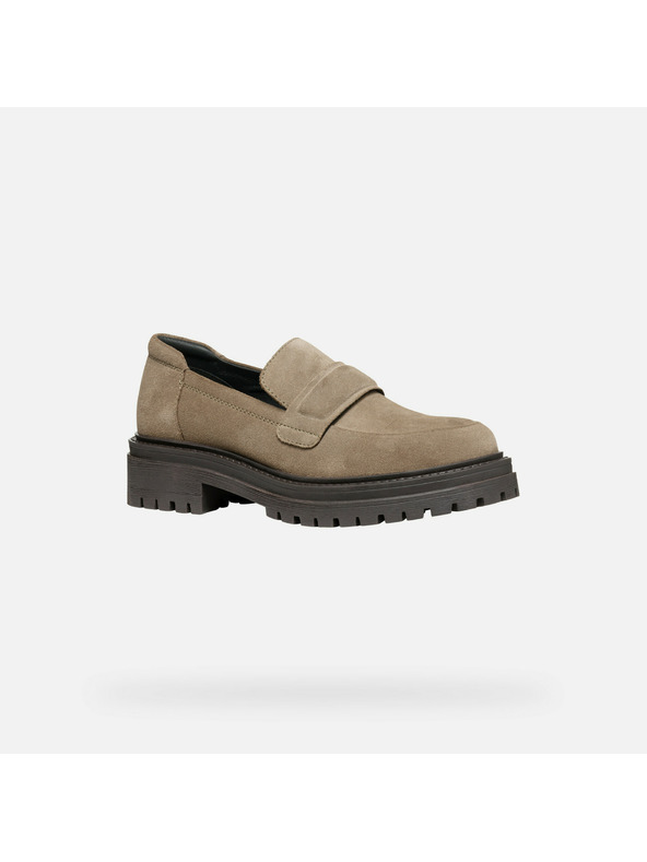 Geox Béžové dámske mokasíny Geox Iridea