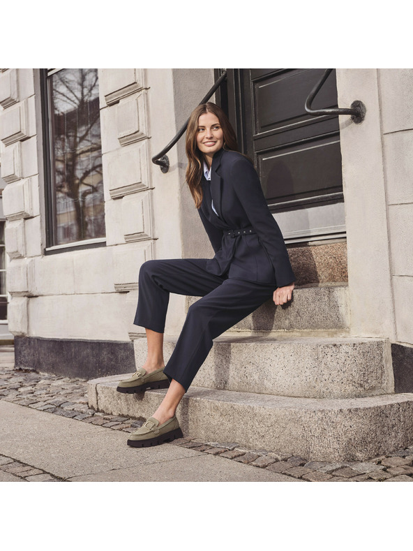 Geox Béžové dámske mokasíny Geox Vilde