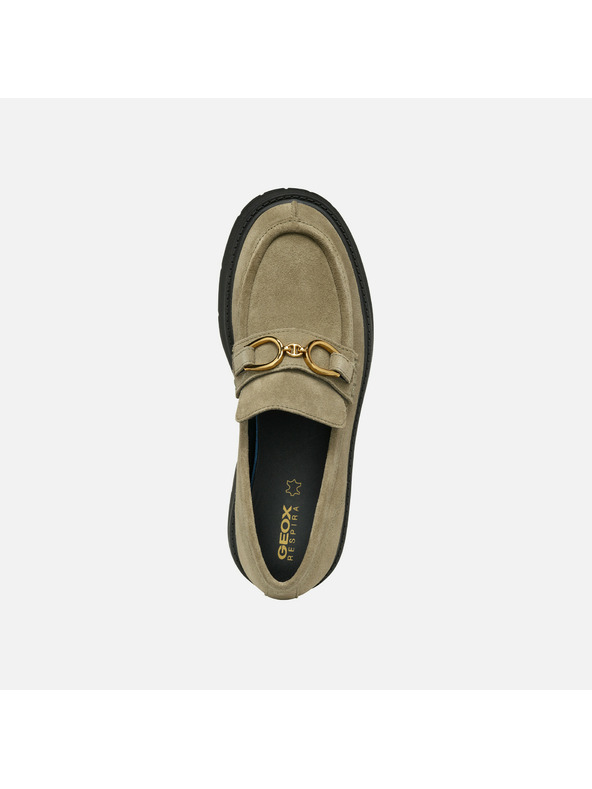 Geox Béžové dámské mokasíny Geox Spherica Ec7