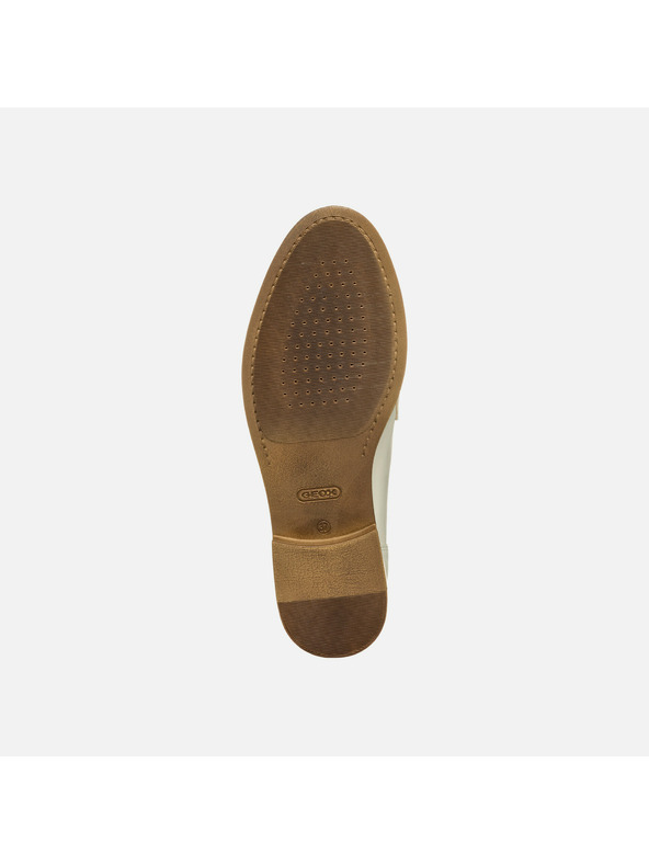 Geox Krémové dámske mokasíny Geox Prometya