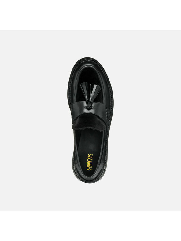 Geox Čierne dámske mokasíny Geox Serilda