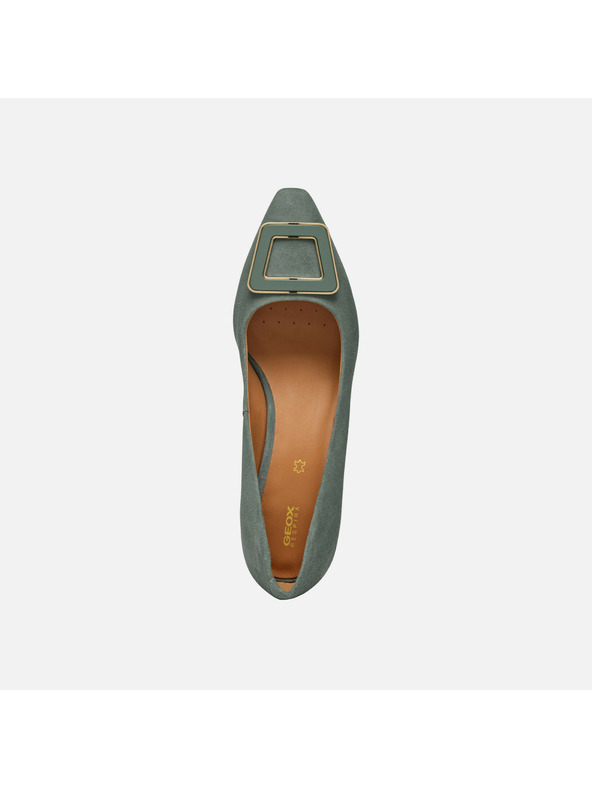 Geox Svetlozelené dámske lodičky Geox Giselda