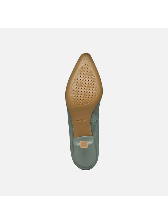 Geox Svetlozelené dámske lodičky Geox Giselda