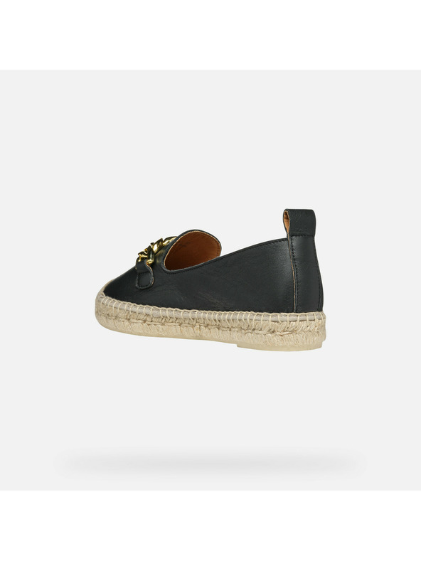 Geox Čierne dámske tenisky Geox Lampedusa