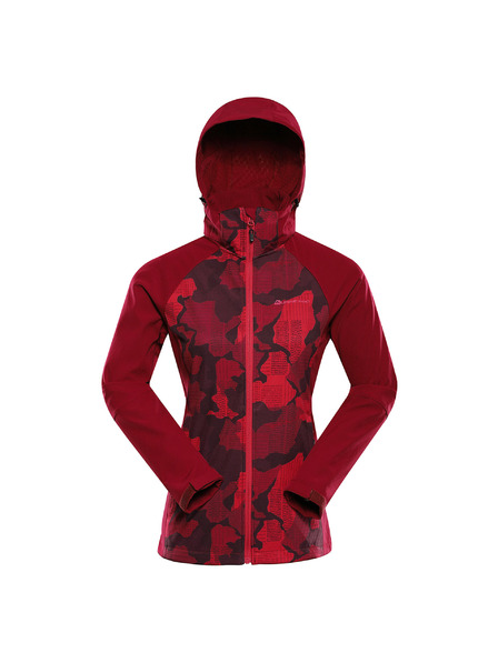 ALPINE PRO Dámska softshellová bunda s úpravou dwr ALPINE PRO HOORA anemone varianta pa