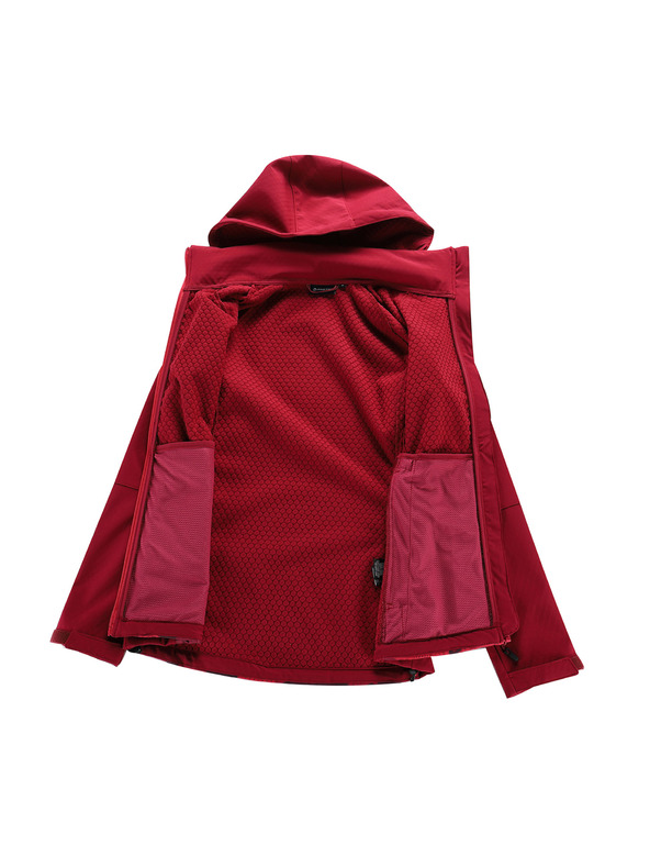 ALPINE PRO Dámska softshellová bunda s úpravou dwr ALPINE PRO HOORA anemone varianta pa