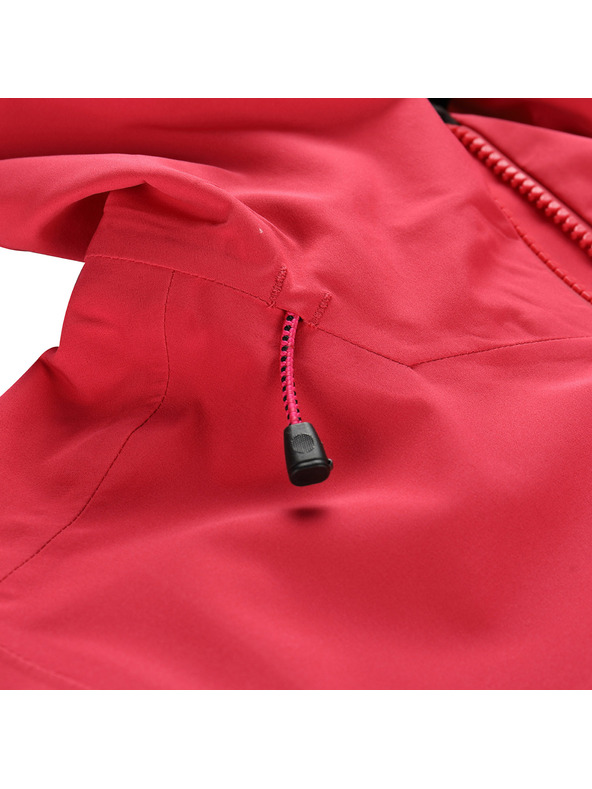 ALPINE PRO Dámska nepremokavá bunda s ptx membránou ALPINE PRO ZARRA raspberry