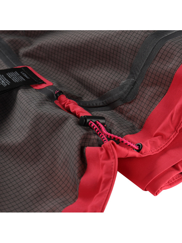 ALPINE PRO Dámska nepremokavá bunda s ptx membránou ALPINE PRO ZARRA raspberry