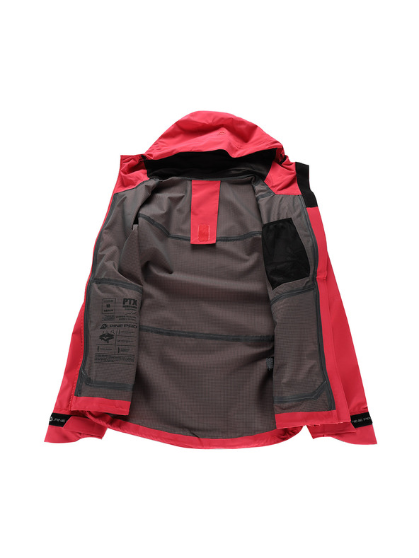 ALPINE PRO Dámska nepremokavá bunda s ptx membránou ALPINE PRO ZARRA raspberry