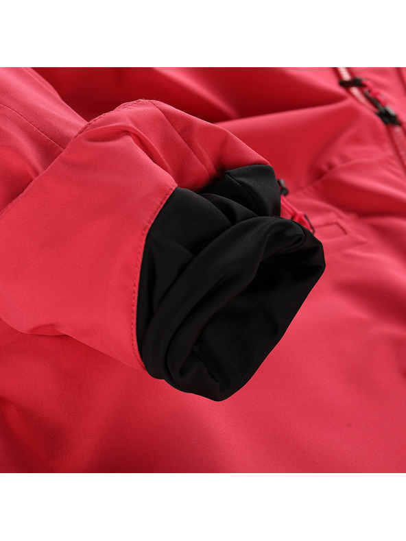 ALPINE PRO Dámska nepremokavá bunda s ptx membránou ALPINE PRO ZARRA raspberry