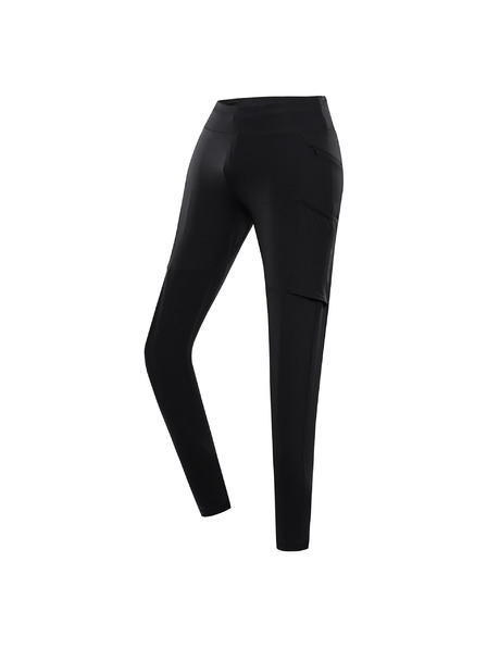 ALPINE PRO Dámske rýchloschnúce outdoorové legíny ALPINE PRO GERWA 2 black