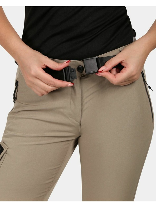 Kilpi Dámske outdoorové nohavice Kilpi BELVELA-W Khaki
