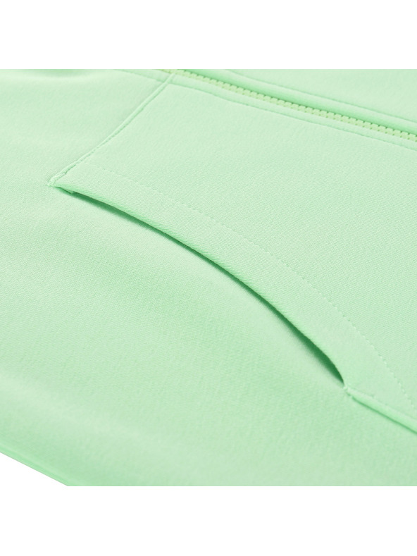 ALPINE PRO Dámska bavlnená mikina ALPINE PRO LOKKA paradise green