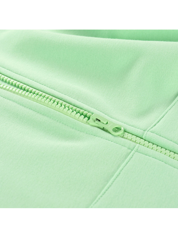 ALPINE PRO Dámska bavlnená mikina ALPINE PRO LOKKA paradise green