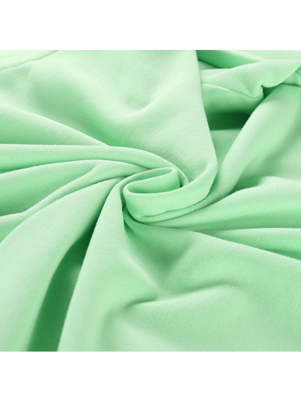 ALPINE PRO Dámska bavlnená mikina ALPINE PRO LOKKA paradise green