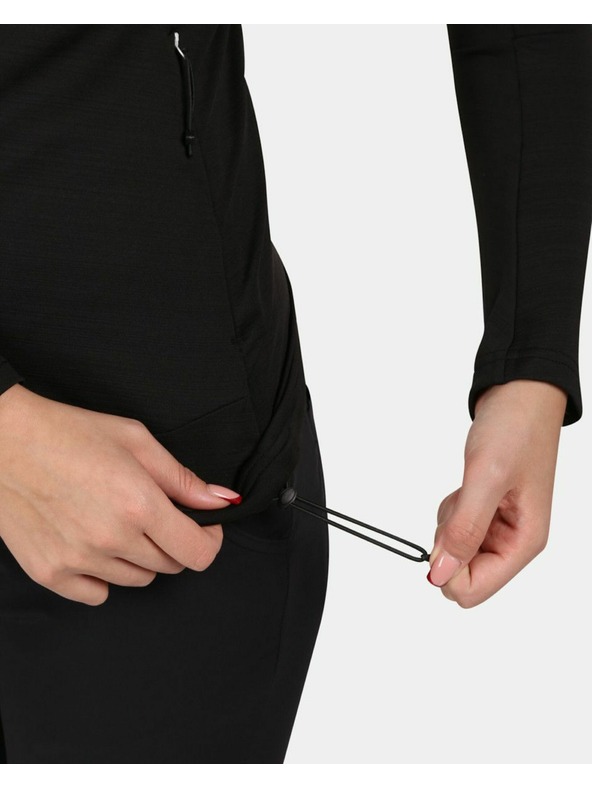 Kilpi Dámska funkčná mikina s kapucňou Kilpi MEMPHIS-W Čierna