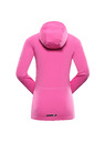 ALPINE PRO Dámska funkčná mikina s reflexnými prvkami ALPINE PRO IZARA neon pink