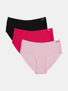 Under Armour Dámske nohavičky Under Armour UA Pure Stretch NS HIP (3ks)