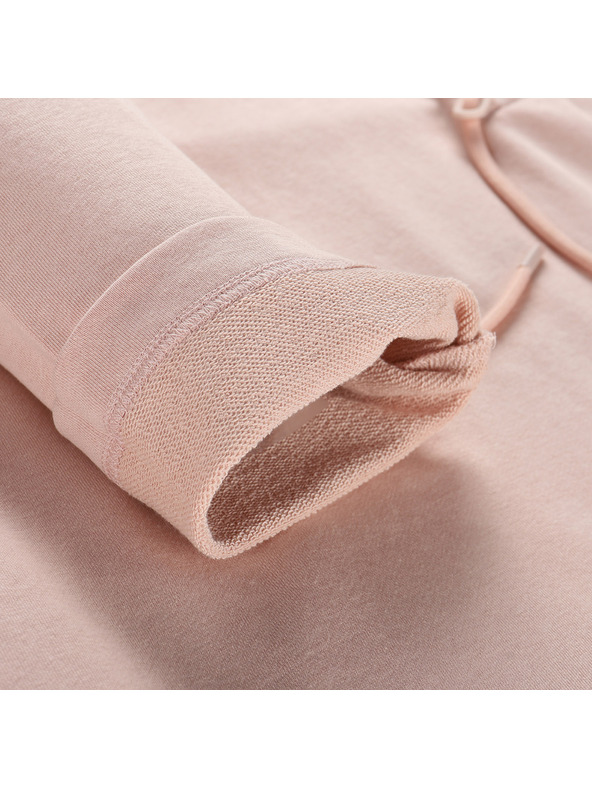 ALPINE PRO Dámske bavlnené šaty ALPINE PRO MOLEDA 2 peach whip