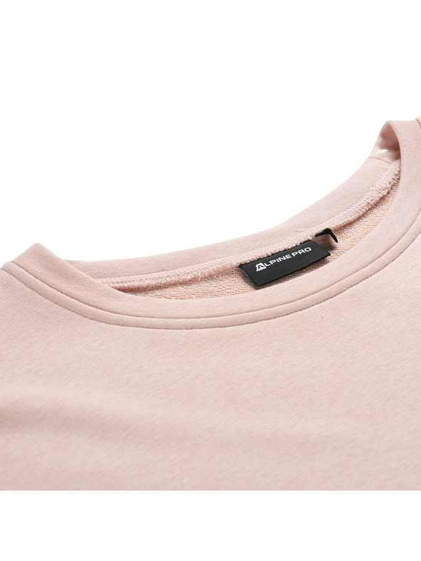 ALPINE PRO Dámske bavlnené šaty ALPINE PRO MOLEDA 2 peach whip