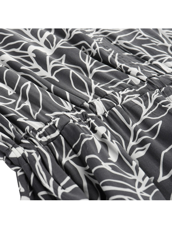 ALPINE PRO Dámske letné šaty ALPINE PRO NIEWA dk. true gray varianta pb