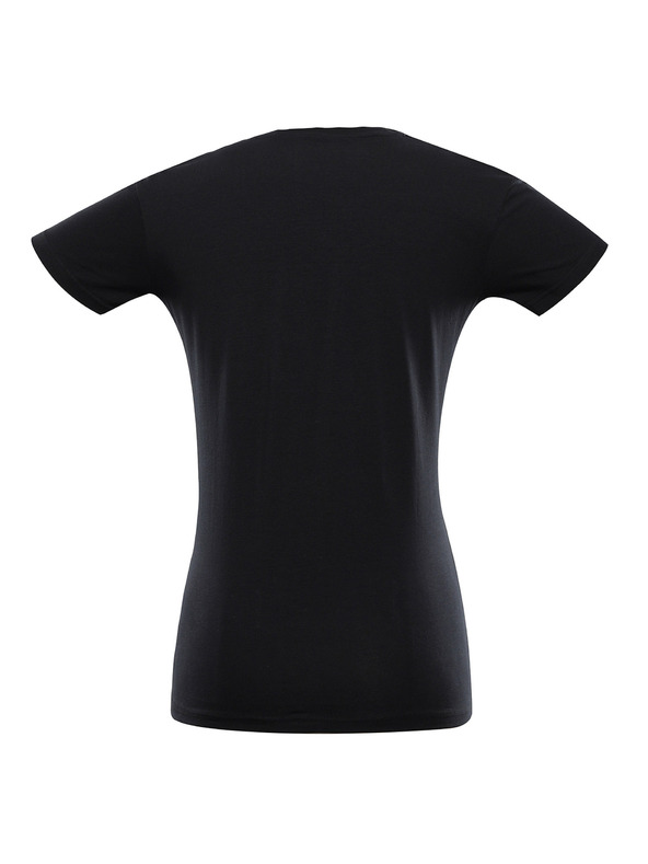 ALPINE PRO Dámske bavlnené tričko ALPINE PRO SUMEKA black varianta pa
