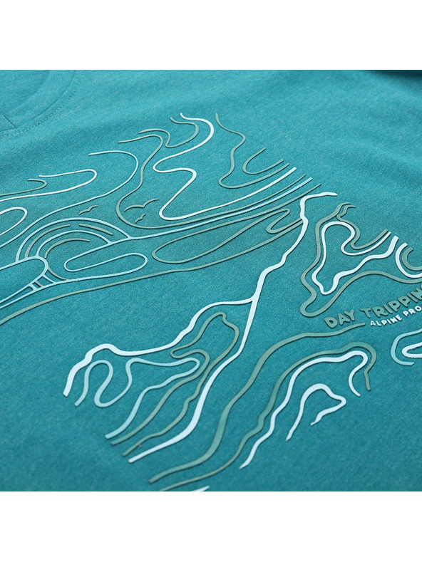 ALPINE PRO Dámske rýchloschnúce tričko s cool dry ALPINE PRO NEGA 2 bayou varianta pa