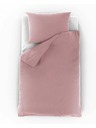 Kvalitex Predĺžená mušelínová posteľná bielizeň 140x220, 70x90cm ružová