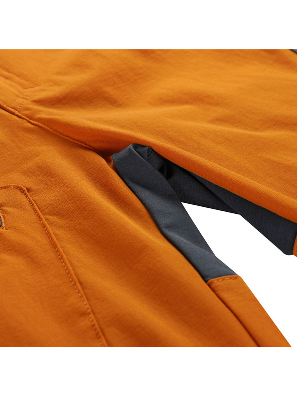 ALPINE PRO Detské softshellové nohavice ALPINE PRO AKANO autumn maple