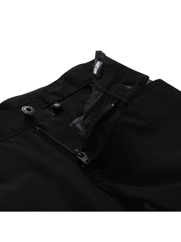 ALPINE PRO Detské softshellové nohavice ALPINE PRO AKANO black