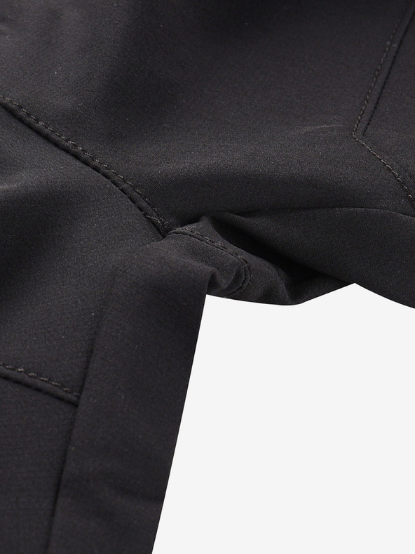 ALPINE PRO Detské softshellové kraťasy ALPINE PRO BAKO čierna