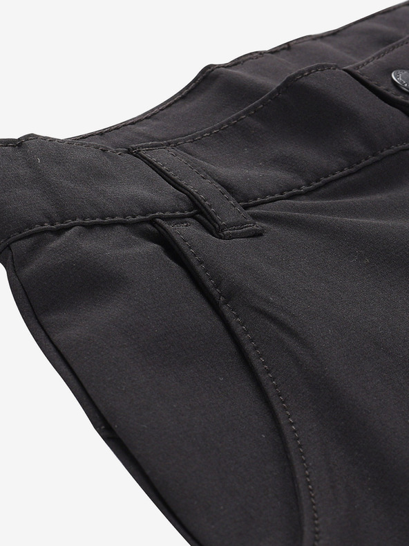 ALPINE PRO Detské softshellové kraťasy ALPINE PRO BAKO čierna