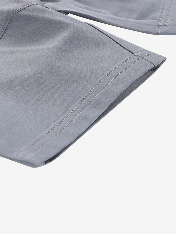 ALPINE PRO Šedé detské softshellové šortky ALPINE PRO Bako