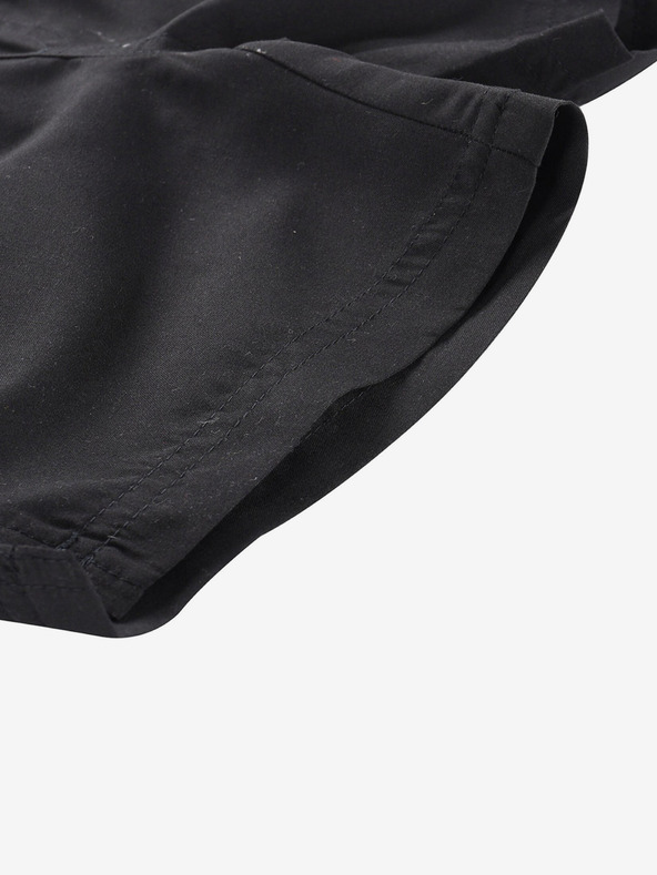 ALPINE PRO Čierne chlapčenské šortky Alpine Pro QUILO